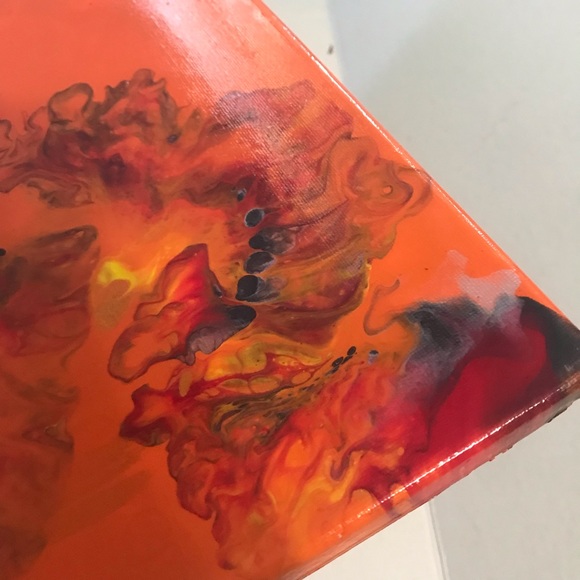 Dutch pour painting, vibrant and abstract design. - Picture 6 of 8